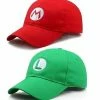Unbranded Super Mario Bros Odyssey Luigi Baseball Cap Kids Mens Adjustable Cospl A -Apparel Sales Store 450470430 max