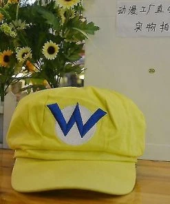 Unbranded Anime Super Hat Cap Luigi Bros Letter Printed Cartoon Baseball Costume For Adult Hats Waluigi Wario Odyssey Cappy 3d Hat_x