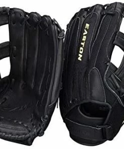 New Easton Salvo SVS15 15 Inch Slowpitch Softball Glove Black RHT