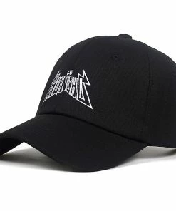 Cold Frost Huncho Embroidered Baseball Cap Fashion Trend Hip-hop Hat Men And Women Outdoor Casual Black Cap