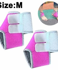 Unbranded 2 Pcs Kids Child Adjustable Non Slip Ankle Tendon Compression Brace