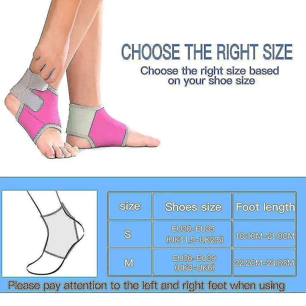 Unbranded 2 Pcs Kids Child Adjustable Non Slip Ankle Tendon Compression Brace 5 Unbranded 2 Pcs Kids Child Adjustable Non Slip Ankle Tendon Compression Brace - Image 3