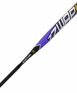 New Easton ZZWAP Slowpitch Softball Bat, Motherloaded 13 In Barrel Blk/Ppl