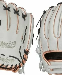 New Rawlings Liberty Advanced 11.75" White/Black Fastpitch Softball Glove