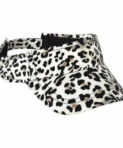 WOSAWE Unisex Leopard Print Baseball Hat Adjustable Cotton Empty Top Cap Uv Prevent