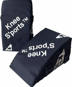 New All-Star Adult Knee Supports For Baseball Softball Catchers Navy/White