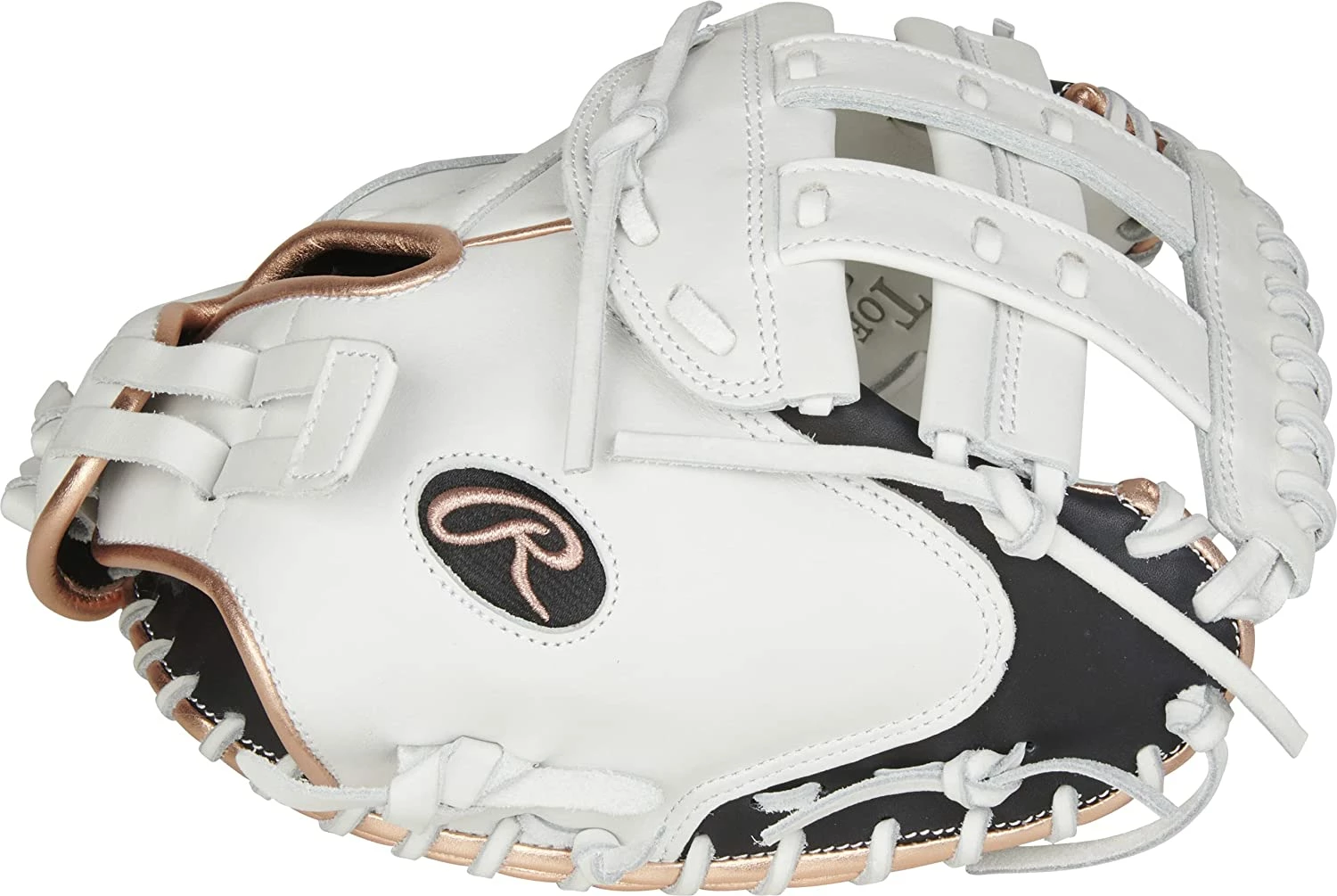 New Rawlings Liberty Advanced Fastpitch Softball Glove Series 33 Inch White/Gold 6 New Rawlings Liberty Advanced Fastpitch Softball Glove Series 33 Inch White/Gold - Image 4