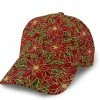 Bilking Baseball Cap Red Dad Caps Poinsettia Red Flowers Santa Cap Print Classic Fashion Casual Adjustable Sport For Women Christmas Hat -Apparel Sales Store 750712101 max