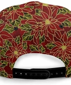 Bilking Baseball Cap Red Dad Caps Poinsettia Red Flowers Santa Cap Print Classic Fashion Casual Adjustable Sport For Women Christmas Hat -Apparel Sales Store 750712598 max