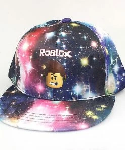 Unbranded Cartoon Roblox Hat Game Starry Flat Brim Baseball Cap 1_y
