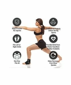 Frifoho Adjustable Ankle Brace Wrap Strap For Achilles Tendonitis Support -Apparel Sales Store 771397976 max