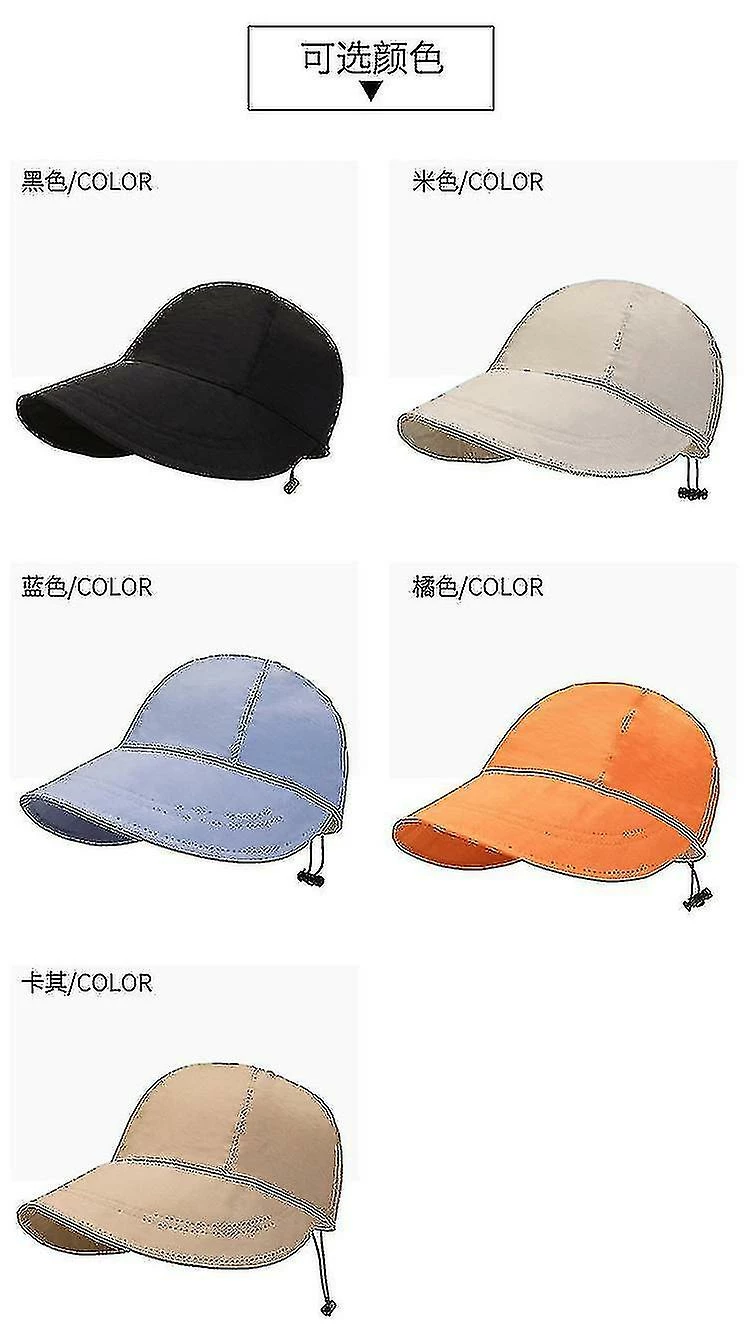 Ceisv Uv Protection Sun Hat Foldable Duck Tongue Hat Plus Long Brim Sun Protection Baseball Cap 7 Ceisv Uv Protection Sun Hat Foldable Duck Tongue Hat Plus Long Brim Sun Protection Baseball Cap - Image 5