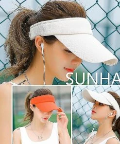 Unbranded Fashion Men Women's Sun Hat Girls Hat Beach Sunhat Sport Headband Classic Adjustable Sun Sports Visor Baseball Cap -Apparel Sales Store 790497801 max 1