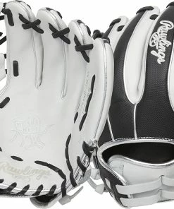 New Rawlings Heart Of The Hide Fastpitch Softball RHT 11.75" Black/Gray Glove