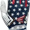 New Easton Ghost Fastpitch Softball Batting Gloves Adult Medium Stars/Stripes