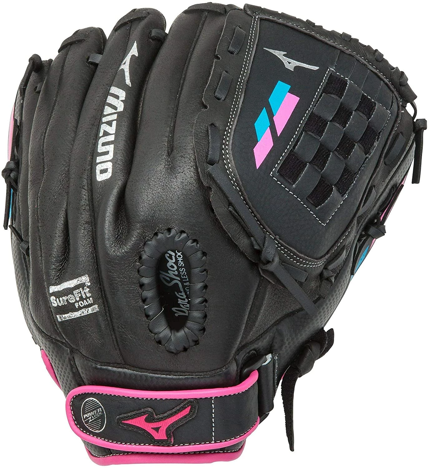 New Mizuno Prospect Finch Series Youth Softball Glove 11" Black-Pink F913 LHT 3 New Mizuno Prospect Finch Series Youth Softball Glove 11" Black-Pink F913 LHT