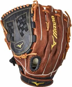New Mizuno Classic Glove GCF1250 12.5" Fastpitch Softball Tan/Black LHT