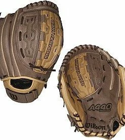 New Other Wilson A440 Series 10in Youth Fastpitch Softball Glove Brown RHT