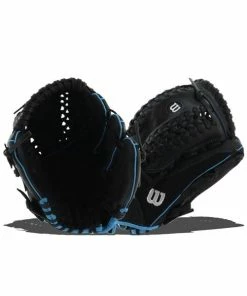 New Other Wilson Flash A04RF15115 11.5" Fastpitch Softball RHT Black/Blue Glove