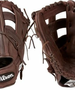 New 2018 Wilson A950 WTA09RS18DB13 13" RHT Slowpitch Softball Glove Brown RIGHTY