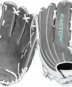 New Easton Fundamental Series 13" FMFP13 Fastpitch Softball Glove RHT Gry/Wht