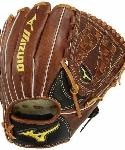 New Other Mizuno Classic Fastpitch Softball Infielder Mitt 11.5" Brown/Black RHT