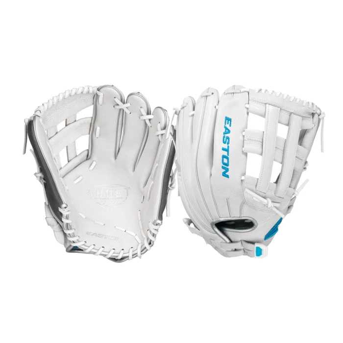 New Easton Ghost Tournament Elite 12.75" RHT Fastpitch Softball Glove White 3 New Easton Ghost Tournament Elite 12.75" RHT Fastpitch Softball Glove White