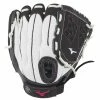 New Mizuno GPP1105F3 Finch Prospect Softball Glove Yth RHT Softball 11" Wht/Blk -Apparel Sales Store gpp1105f3