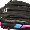 New Mizuno Girl's 11.5in RHT Softball Prospect Finch Utility Mitt Black/Pink -Apparel Sales Store gpp1155f2 45fcf96a 9428 4af5 a4e6 30d242d64256