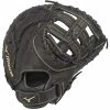 New Mizuno GXF50FP MVP Prime RHT Fastpitch Softball First Base Mitts 13" Blk/Yll
