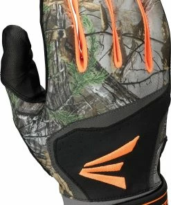 New Easton Adult HS7 Women's Softball Batting Gloves Black/Real Tree Large