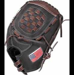 New Worth Liberty Advanced Series Softball/Baseball Glove 12" LHT Black/Brown