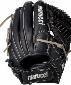 New Marucci MFGFP12S FP225 Series Softball Fielding Gloves RHT 12in Blk/Gry