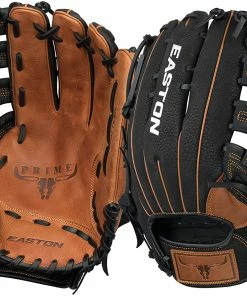 New Easton Prime Series 14 Inch PSP14 Slowpitch Softball Glove RHT Black/Brown
