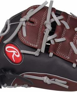 New Rawlings R9 Youth Fastpitch Softball Gloves Series 12 Inch RHT Blk/Gry
