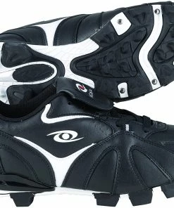 New ACACIA RBI-Low Baseball/Softball Shoes, Black/White, Size1.5
