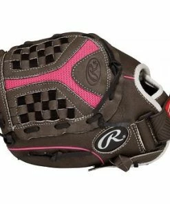 New Rawlings Storm ST1150FP 11.5" Fastpitch Softball Glove Gray/Pink RHT