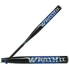 New Other 340146 Wrath 34/27 Slowpitch Softball Bat Mizuno Black/Blue