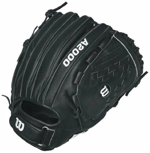 New Wilson A2000 V125 Superskin 12.5" Fastpitch Softball Glove Black LHT LEFTY 3 New Wilson A2000 V125 Superskin 12.5" Fastpitch Softball Glove Black LHT LEFTY