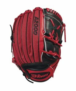 New Wilson A2000 WTA20LF18MA14GM 12.25" LHT Fastpitch Softball Glove Red/Black